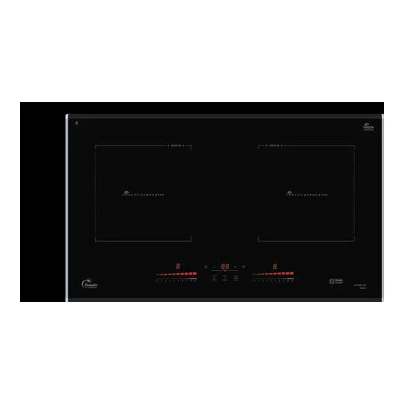 Bếp từ đôi 72cm viền nhôm 4 cạnh Tomate GH DUO-S2I serie 8 chính hãng Tomate