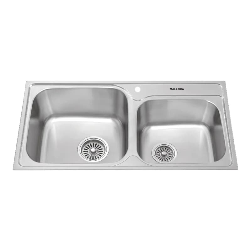 Chậu rửa chén 1 hố chống trầy 77cm Malloca LINEN MS7750SS chính hãng Malloca