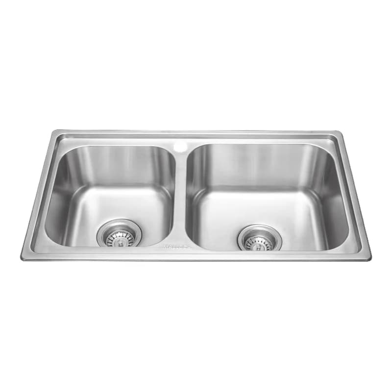 Chậu rửa chén 2 hố Inox 304 85cm Malloca MS1011NEW chính hãng Malloca