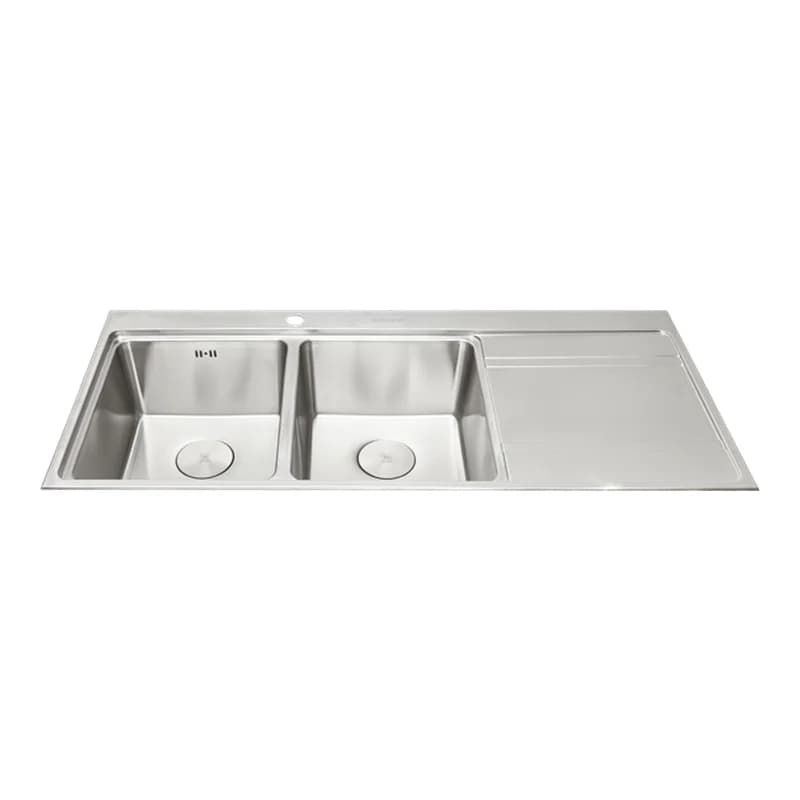 Chậu rửa chén 2 hố Inox 304 78cm Malloca MS1011P chính hãng Malloca