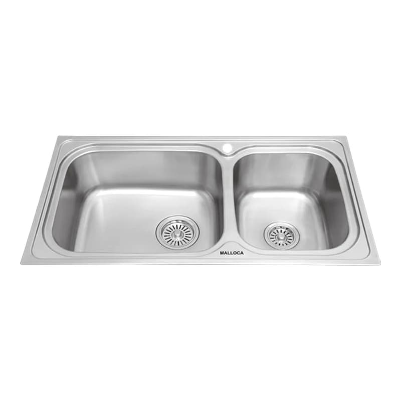 Chậu rửa chén 2 hố Inox 304 93cm Malloca MS2025 chính hãng Malloca