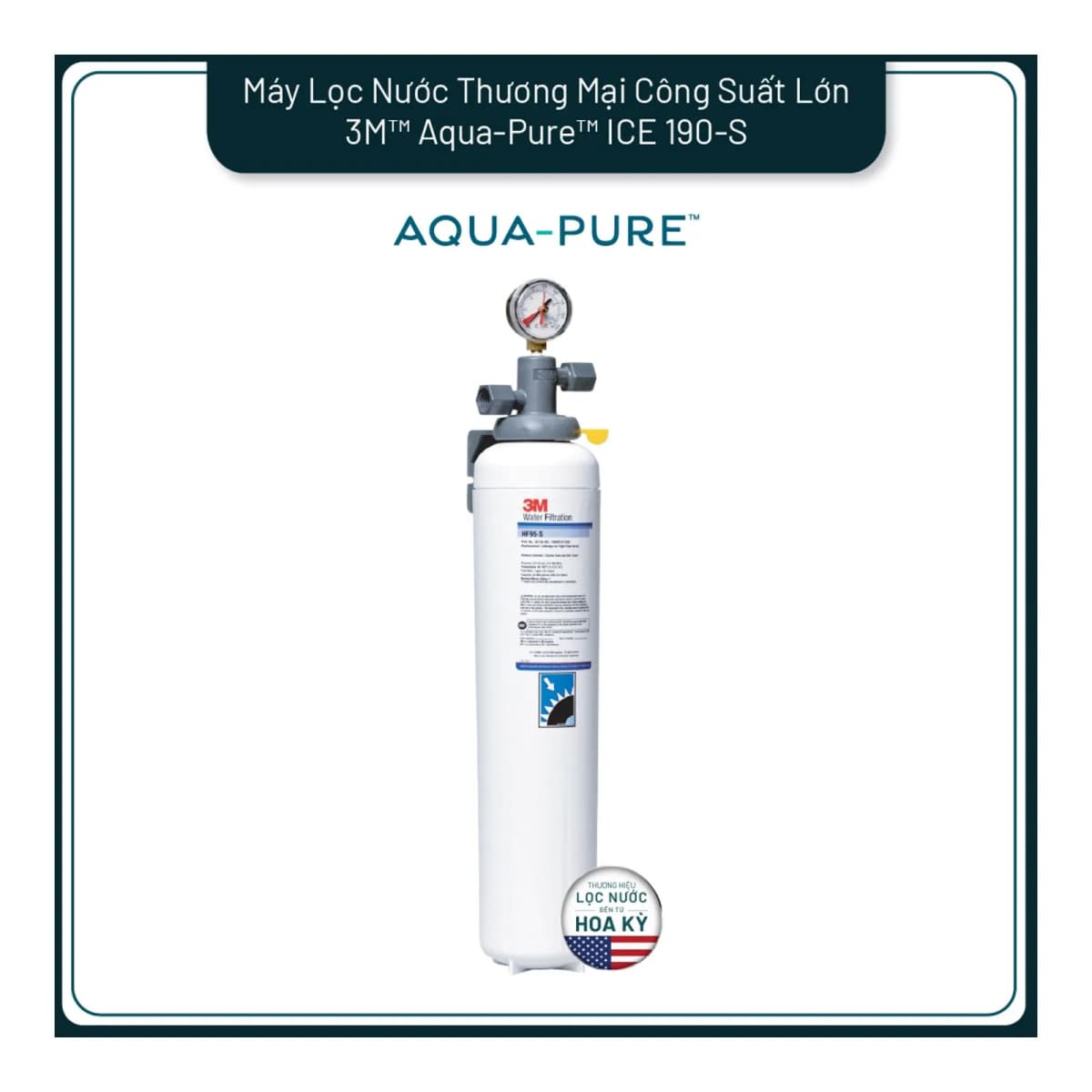 Máy Lọc Nước Công Suất Lớn Dành Cho Thương Mại 3M™ Aqua-Pure™ ICE190-S chính hãng 3M Aqua-Pure