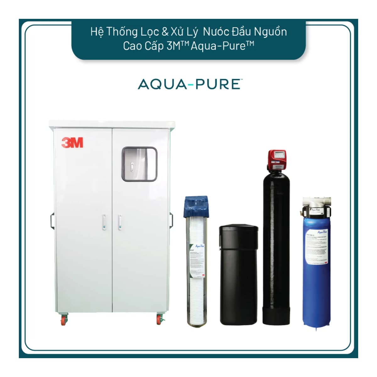 Hệ Thống Lọc Tổng Làm Mềm Nước 3M™ Aqua-Pure™ Dành Cho Biệt Thự - Villa chính hãng 3M Aqua-Pure