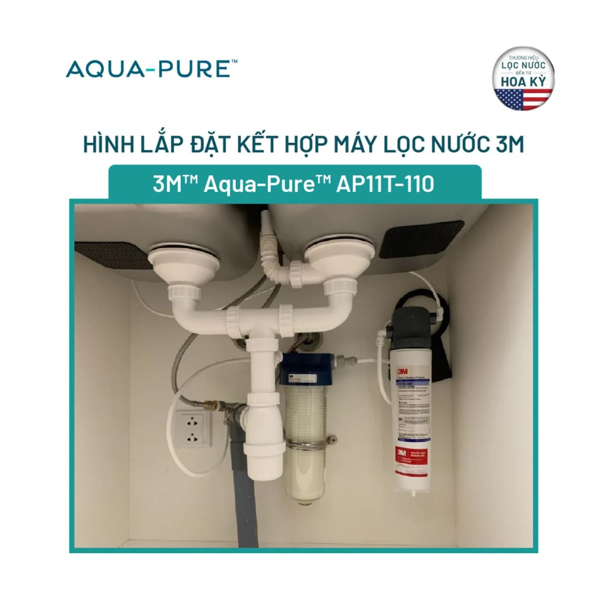 Lọc Thô Trong Suốt 3M™ Aqua-Pure™ AP11T-110 chính hãng 3M Aqua-Pure