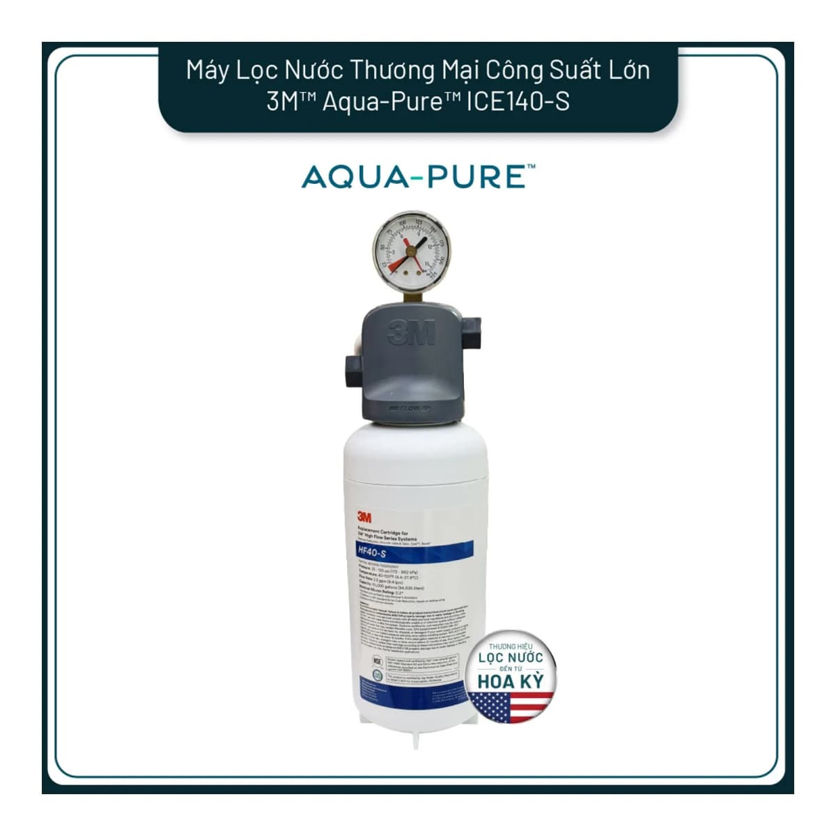 Máy Lọc Nước 3M™ Aqua-Pure™ ICE140-S Công Suất Lớn Dành Cho Nhà Hàng - Lọc Nước Quán Cà Phê chính hãng 3M Aqua-Pure
