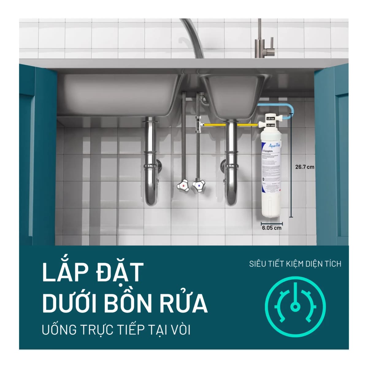 Lọc Thô Trong Suốt 3M™ Aqua-Pure™ AP102T - Xử Lý Tiền Lọc chính hãng 3M Aqua-Pure