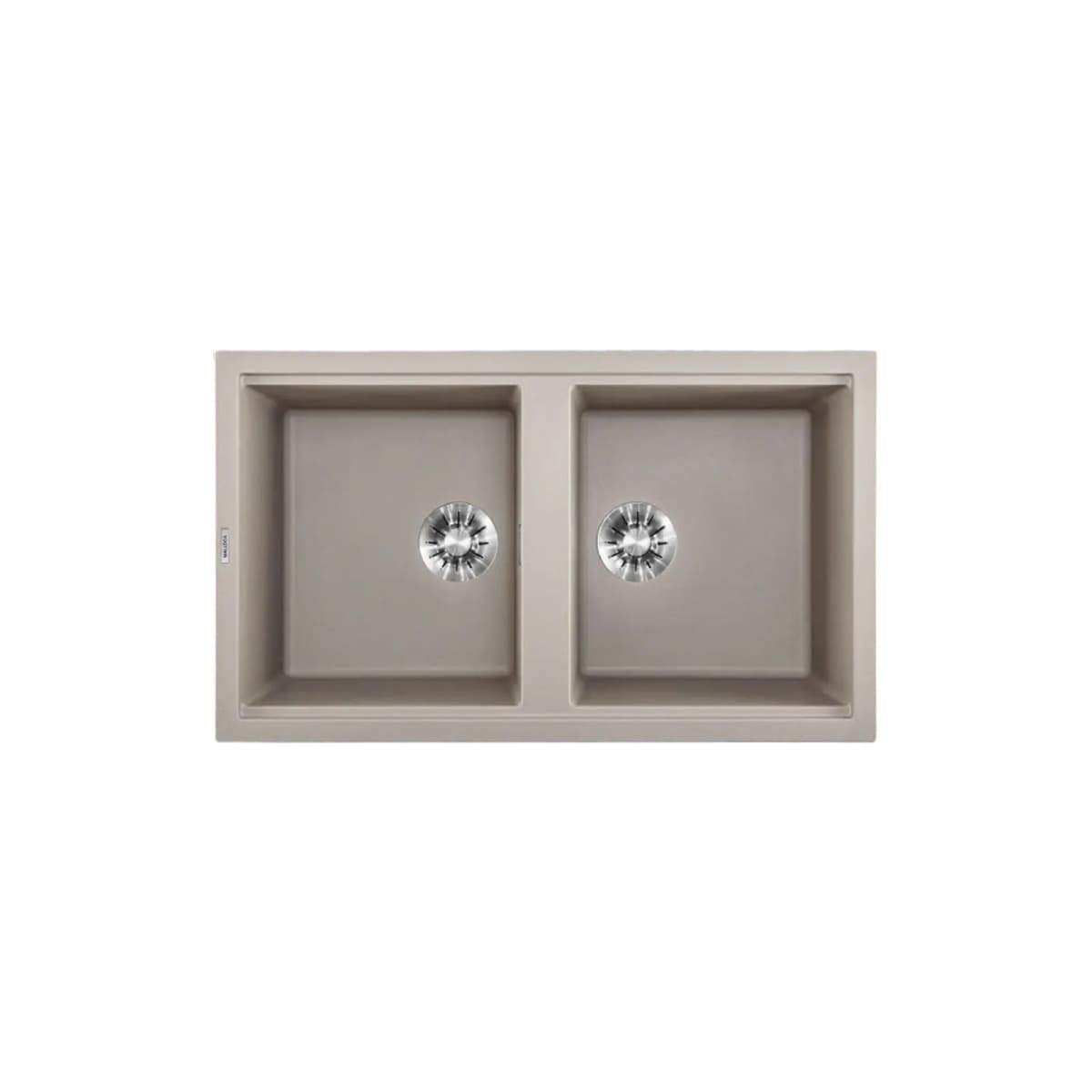 Chậu Rửa Chén Đá Granite 2 hố kích thước 86 cm chính hãng Malloca