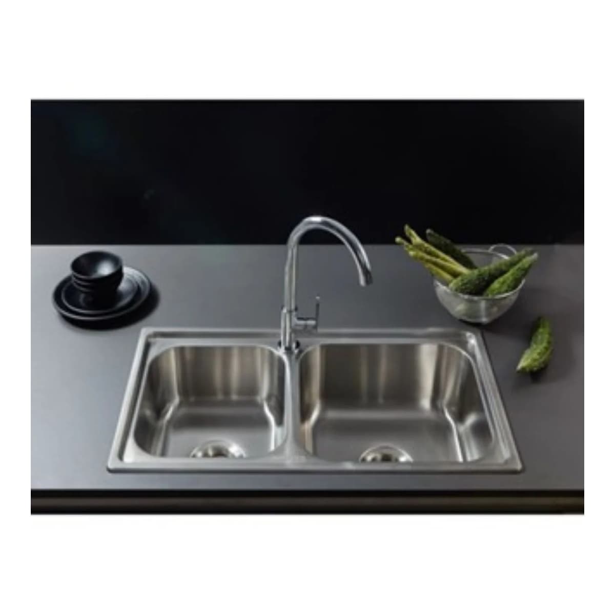 Vòi rửa chén lạnh đồng thau Chrome chính hãng Malloca