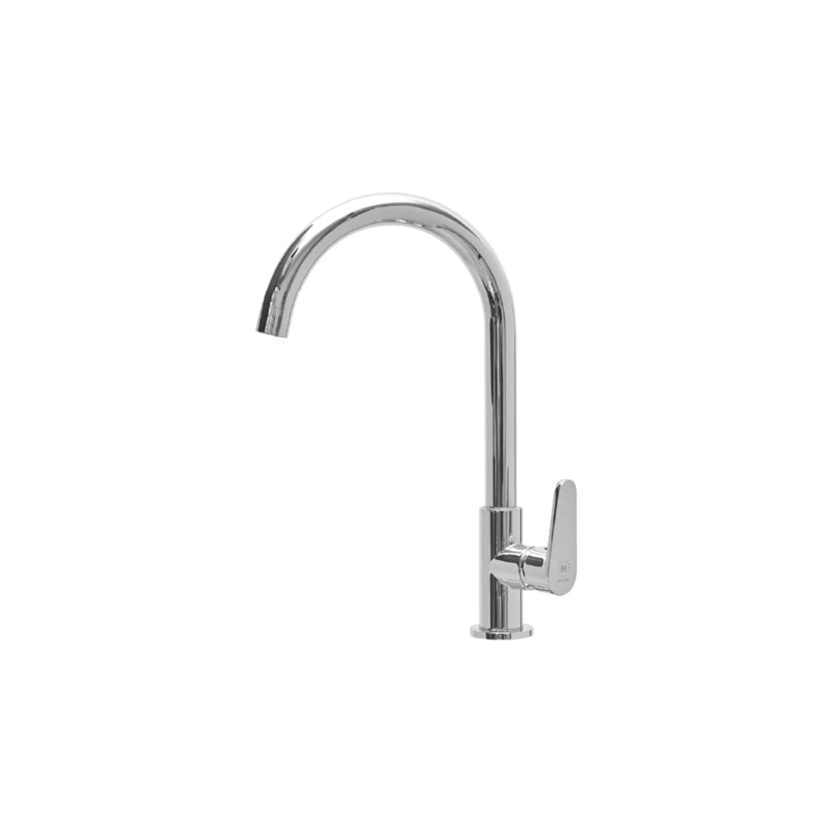 Vòi rửa chén lạnh đồng thau Chrome chính hãng Malloca