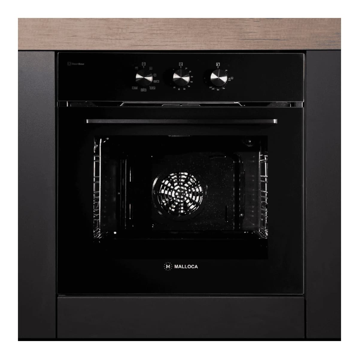Lò nướng âm tủ 60 cm dung tích 65L chính hãng Malloca