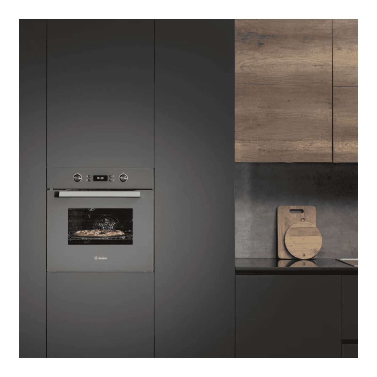 Lò nướng âm tủ 60 cm dung tích 65L chính hãng Malloca