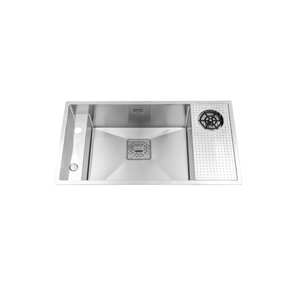 Chậu rửa chén 1 hố Inox 304 kích thước 80 cm chính hãng Malloca