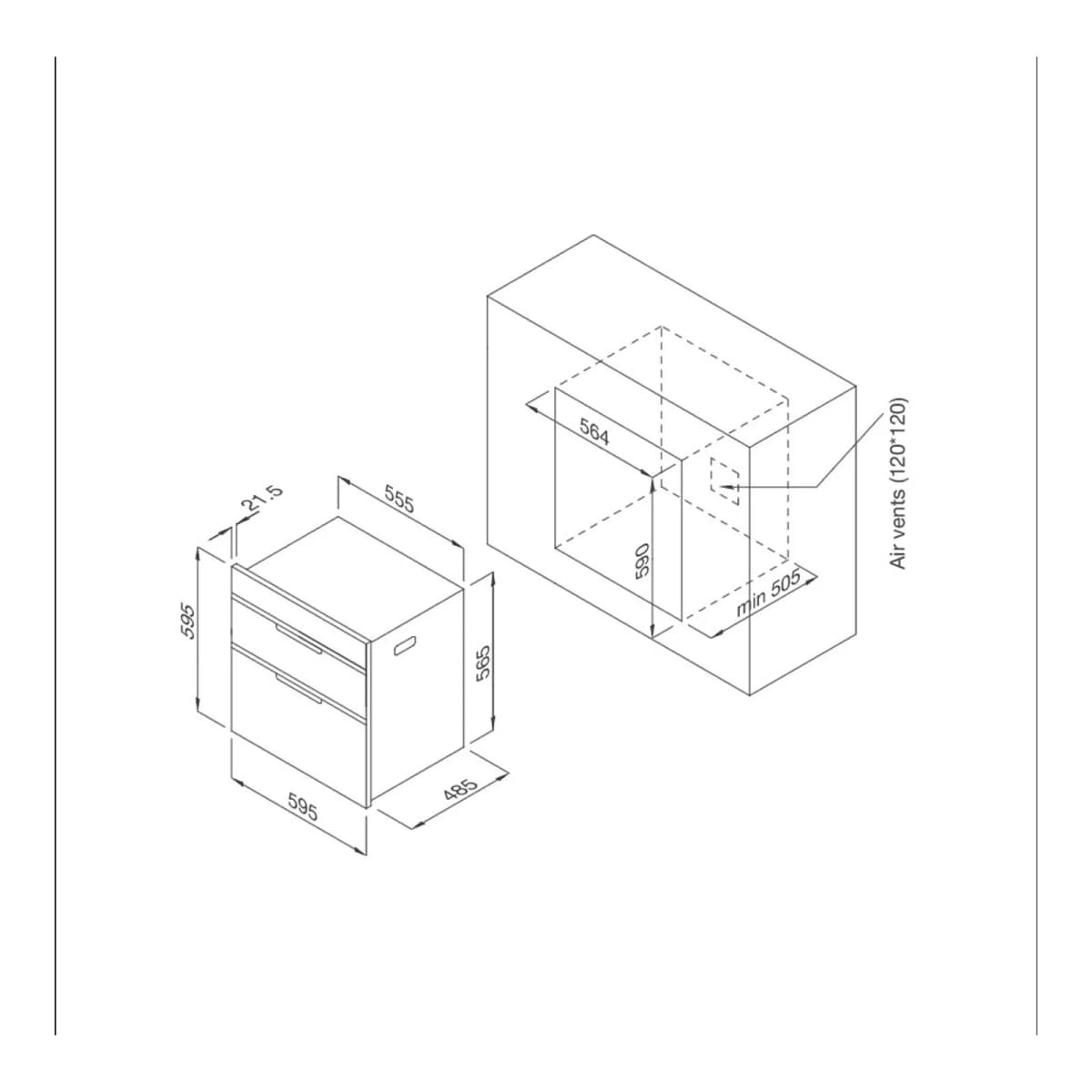 Máy sấy chén âm tủ 60 cm kháng khuẩn bằng tia UV chính hãng Malloca