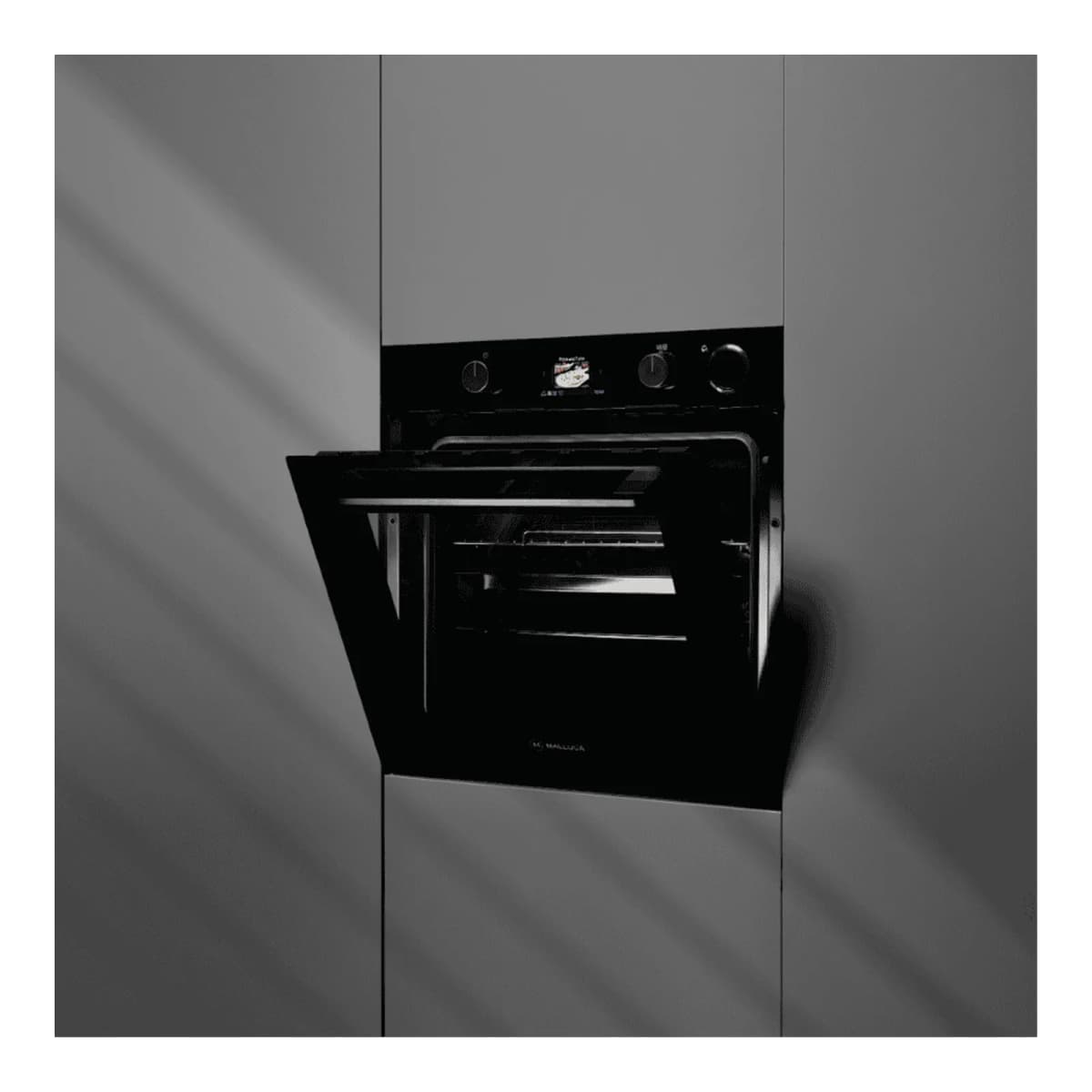 Lò nướng âm tủ 60 cm bù ẩm thủy phân dung tích 75L chính hãng Malloca
