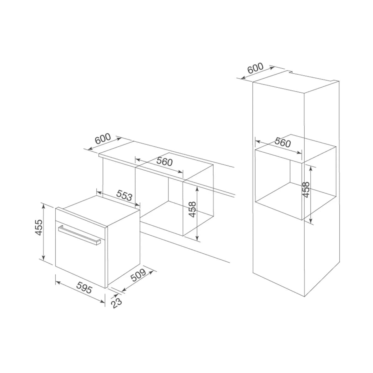 Lò hấp âm tủ dung tích 48L chính hãng Malloca