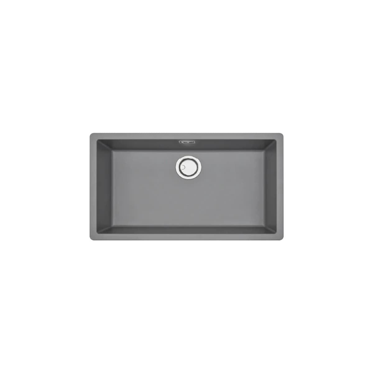 Chậu rửa chén đá Granite 1 hố kích thước 75.6 cm - lắp âm hoặc lắp nổi chính hãng Malloca