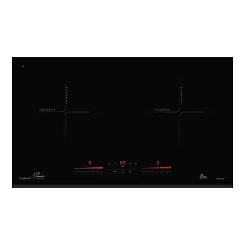 Bếp từ đôi 72cm mặt kính vát cạnh Tomate GH DUO-S2I chính hãng Tomate