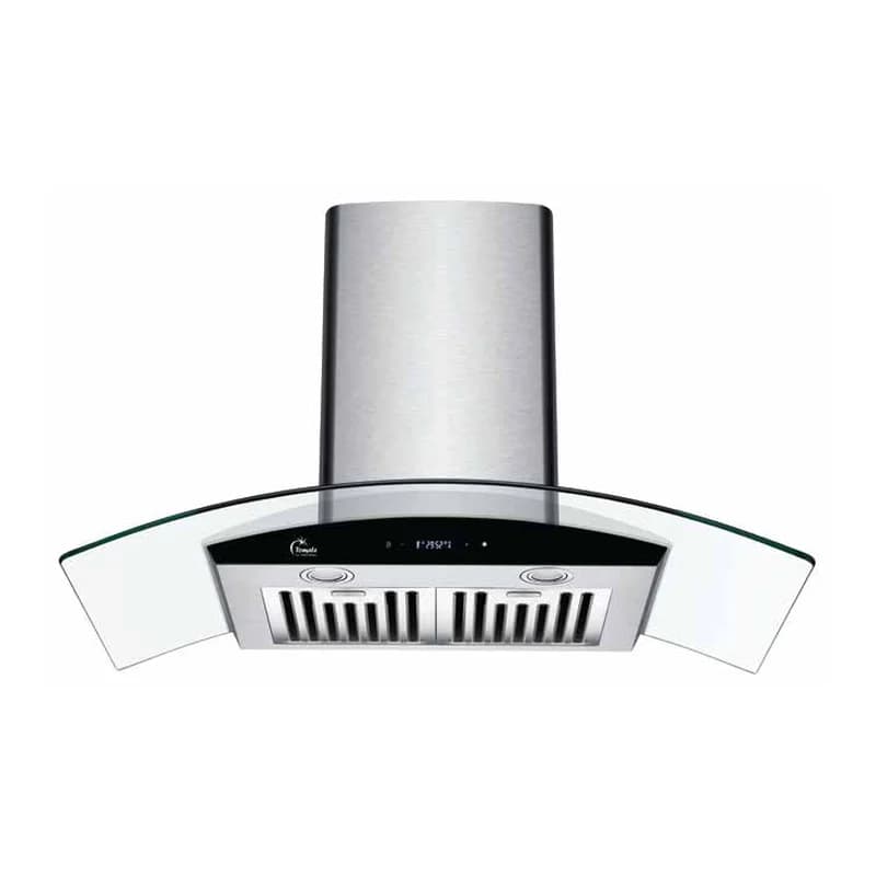 Máy hút mùi kính cong lưới Baffle Inox 70cm Tomate TOM 3150-70 chính hãng Tomate