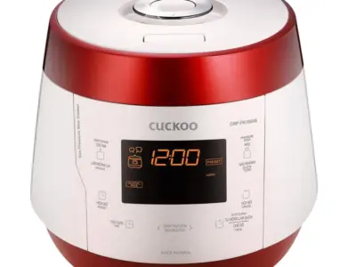Nồi cơm áp suất điện tử Cuckoo CRP-PK1000S 1.8L Trắng Đỏ (Bản xuất khẩu)