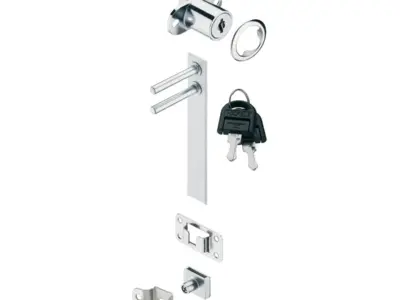 Bộ khóa trung tâm với then khóa Hafele - Bộ khóa trung tâm Symo 3000