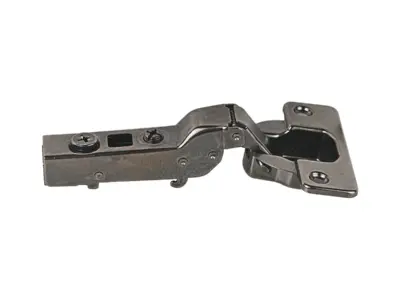 Bản lề Hafele Metalla SM 110° Màu Đen, có cơ chế đóng giảm chấn - Lắp trùm nửa