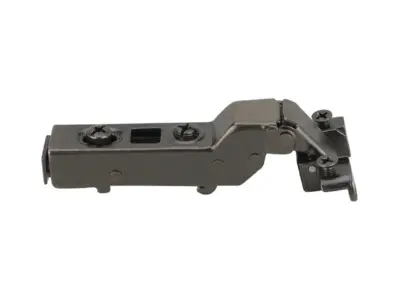 Bản lề Hafele Metalla SM 110° cho cửa khung nhôm, đóng giảm chấn - Lắp trùm nửa