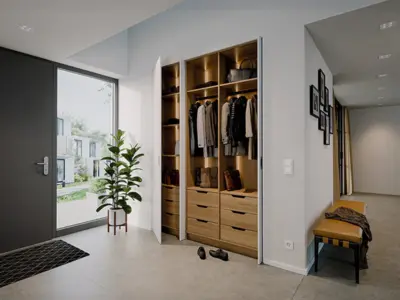 Phụ kiện cửa trượt xoay SLIDO F-PARK71 25B (Bộ phụ kiện không bao gồm bản lề)