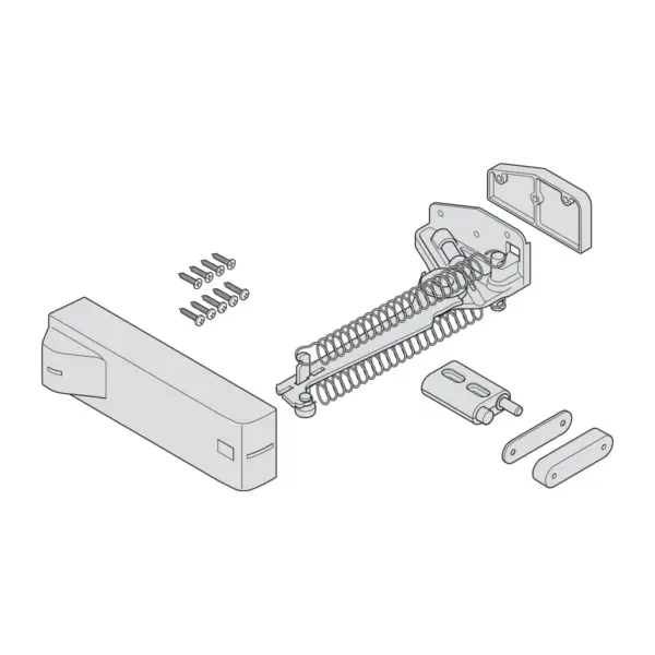 Cửa trượt xếp (trùm ngoài) Hafele SLIDO F-FOLD61 50A