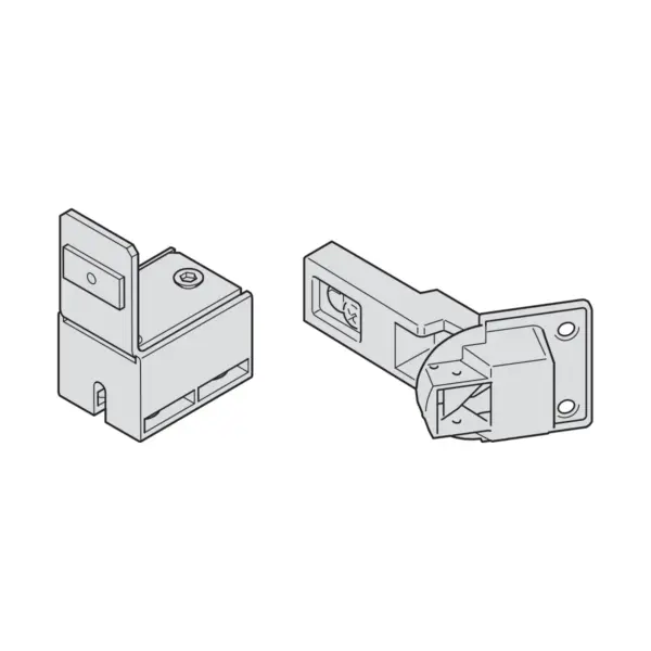 Bản lề cho dẫn  hướng - Phụ kiện cho cửa trượt xếp Hafele SLIDO F-FOLD61 50A