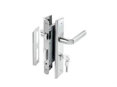 Bộ tay nắm Hafele đế dài kiểu J (Tay nắm - thân khóa - ruột)