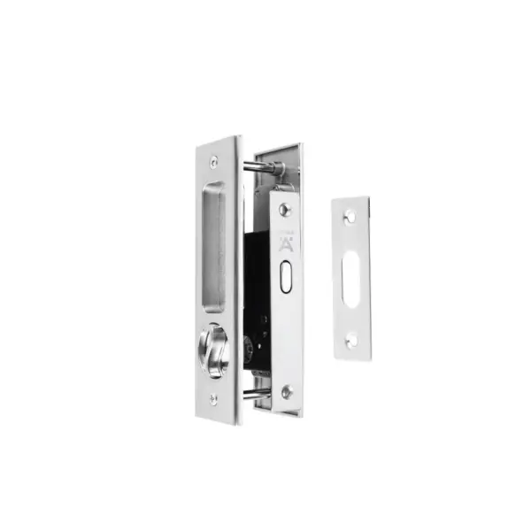 Bộ khóa kèm tay nắm hình chữ nhật Hafele