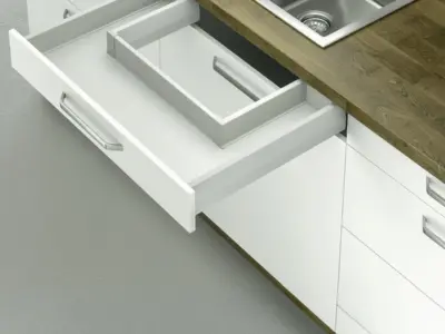 Ray hộp Hafele Matrix Box P Plus, chiều cao thành hộc 92 mm
