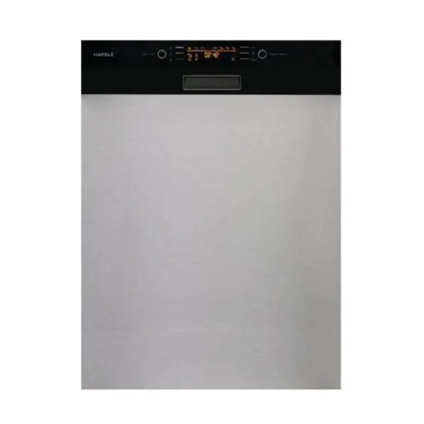 Máy rửa chén bán âm mặt đen Hafele HDW-HI60B, 15 bộ đồ ăn Châu Âu, 60 cm