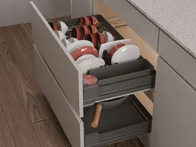 Rổ kéo Utensio Plus H2 545.14.305