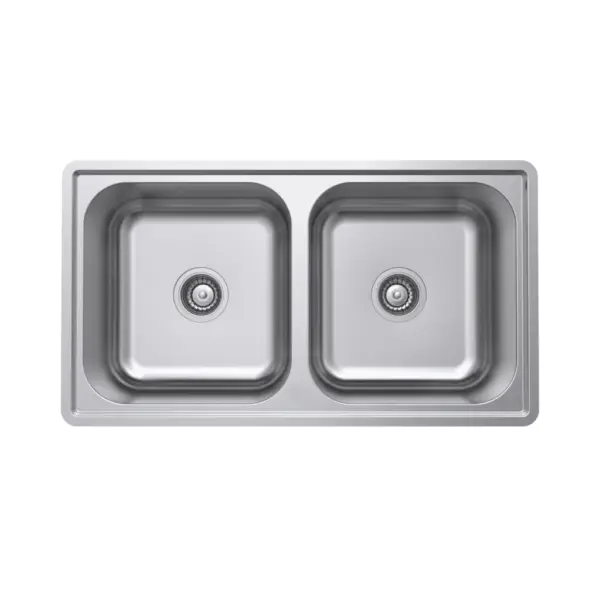Chậu Inox Hafele HS20-SSN2R90M