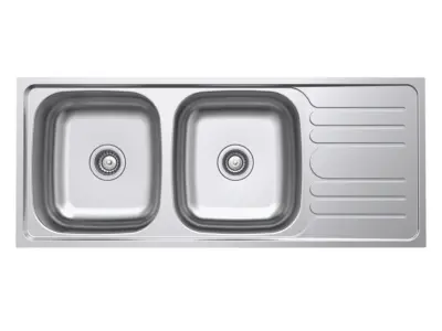 Chậu Inox Hafele HS20-SSD2R90