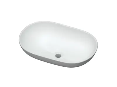Chậu sứ đặt bàn Hafele - Sapporo 585