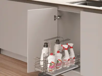 Rổ đựng dụng cụ vệ sinh Hafele - nan Ovan Inox 304 595.04.096