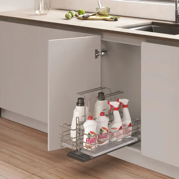 Rổ đựng dụng cụ vệ sinh Hafele - nan Ovan Inox 304 595.04.096