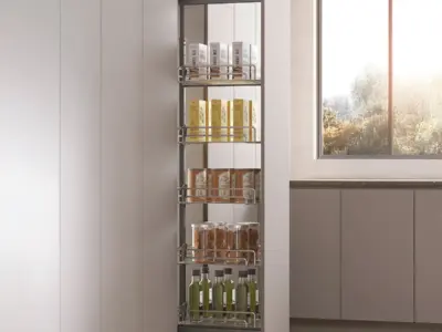 Tủ đồ khô cánh kéo Hafele - Nan ovan Inox 304 595.71.047