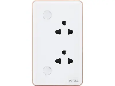 Ổ cắm âm tường thông minh Hafele - HSL-WSS01B/W