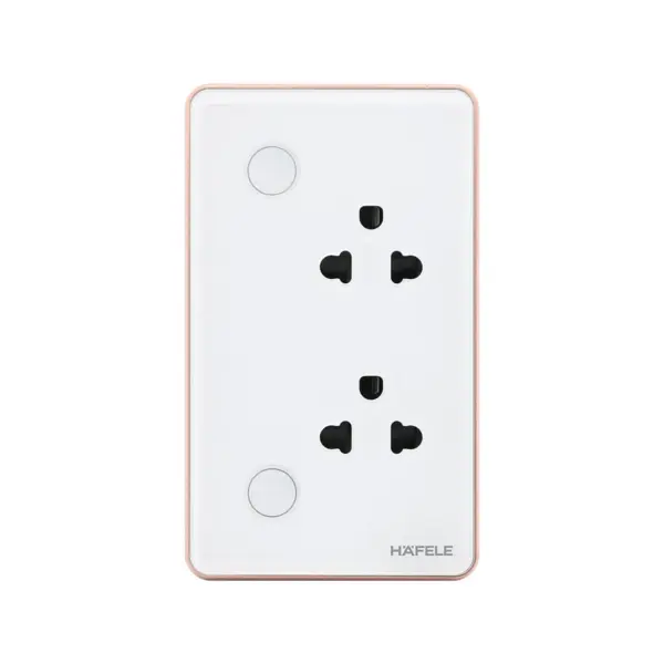 Ổ cắm âm tường thông minh Hafele - HSL-WSS01B/W
