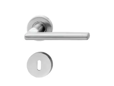 Tay nắm gạt thiết kế nắp chụp tròn Hafele dạng thẳng