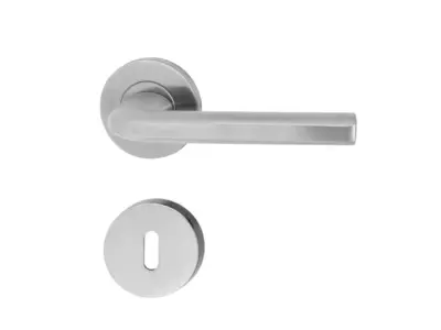 Tay nắm gạt thiết kế nắp chụp tròn Hafele dạng vuông