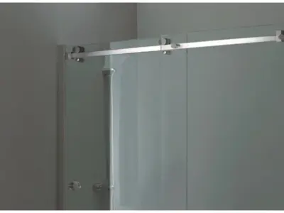 Bộ phụ kiện Hafele với ray trượt 2000 mm - Bộ cửa trượt phòng tắm kính (vuông)