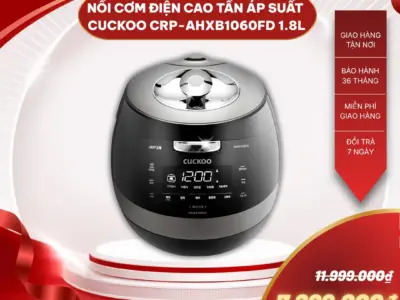 Nồi cơm điện cao tần áp suất Cuckoo CRP-AHXB1060FD 1.8L
