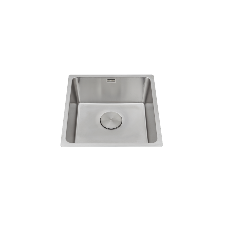 Chậu rửa chén 1 hố Inox 304 kích thước 44 cm - lắp âm hoặc lắp nổi Malloca MS6044