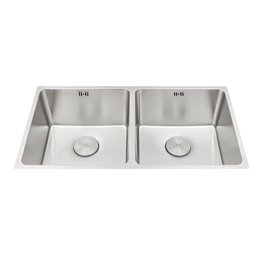 Chậu rửa chén 2 hố Inox 304 kích thước 75 cm Malloca MS6075