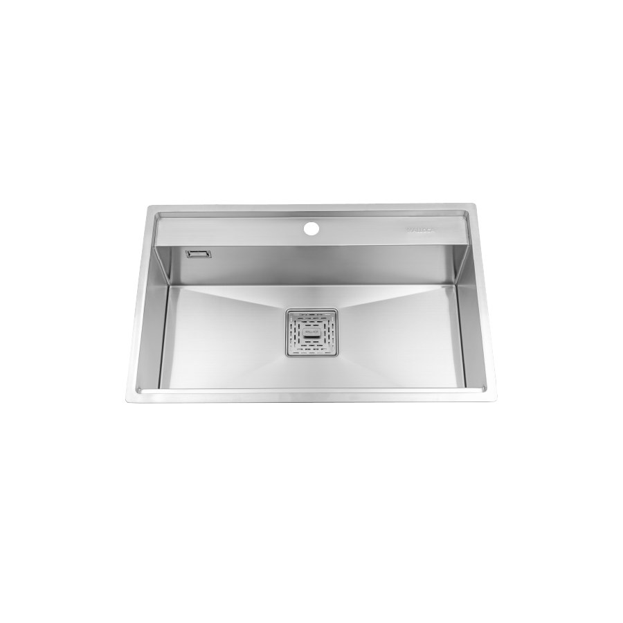 Chậu rửa chén 1 hố Inox 304 kích thước 75 cm Malloca MS6302ST