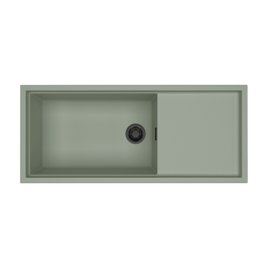 Chậu rửa chén đá Granite 1 hố kích thước 116 cm Malloca SENSE K82